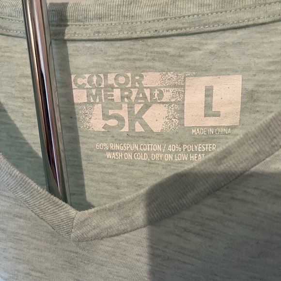 Color Me Rad Tops Free With Bundle Color Me Rad 5k T-Shirt Size Large - Picture 4 of 6